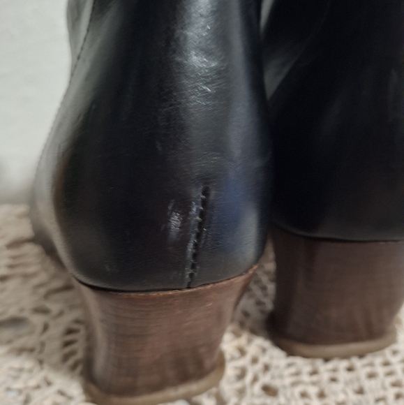John Fluevog Operetta Giulia Booties Black Boots - Picture 5 of 16